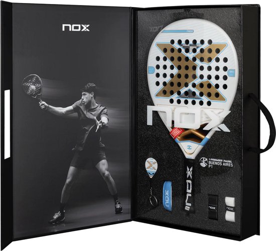 Nox AT10 Luxury Genius 18K Alum Buenos Aires Limited Edition Padel Racket