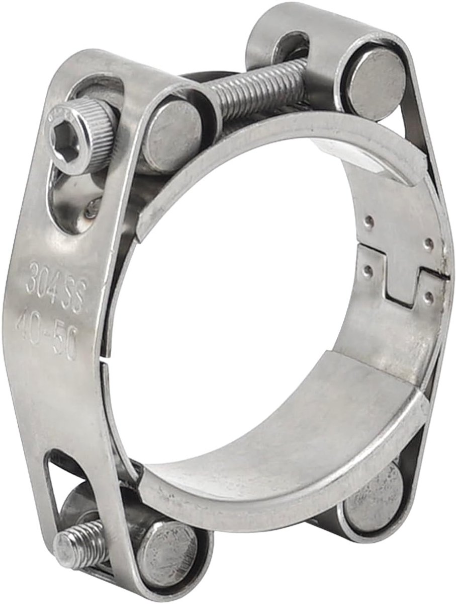 120-130 mm T-bout slangklem 304 roestvrij stalen buisklem Heavy Duty buisklemmen bandbreedte 24 mm (1 stuks)