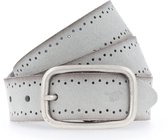 MUSTANG Cuir ceinture Woman´s Belt 3.5 W110 Light Grey gris