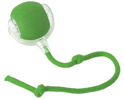 Slimme interactieve rollende huisdierenbal - 360° automatisch interactief honden-/kattenspeelgoed - zelfrollend en oplaadbaar - ingebouwde ledlamp - 1 stuk - groen