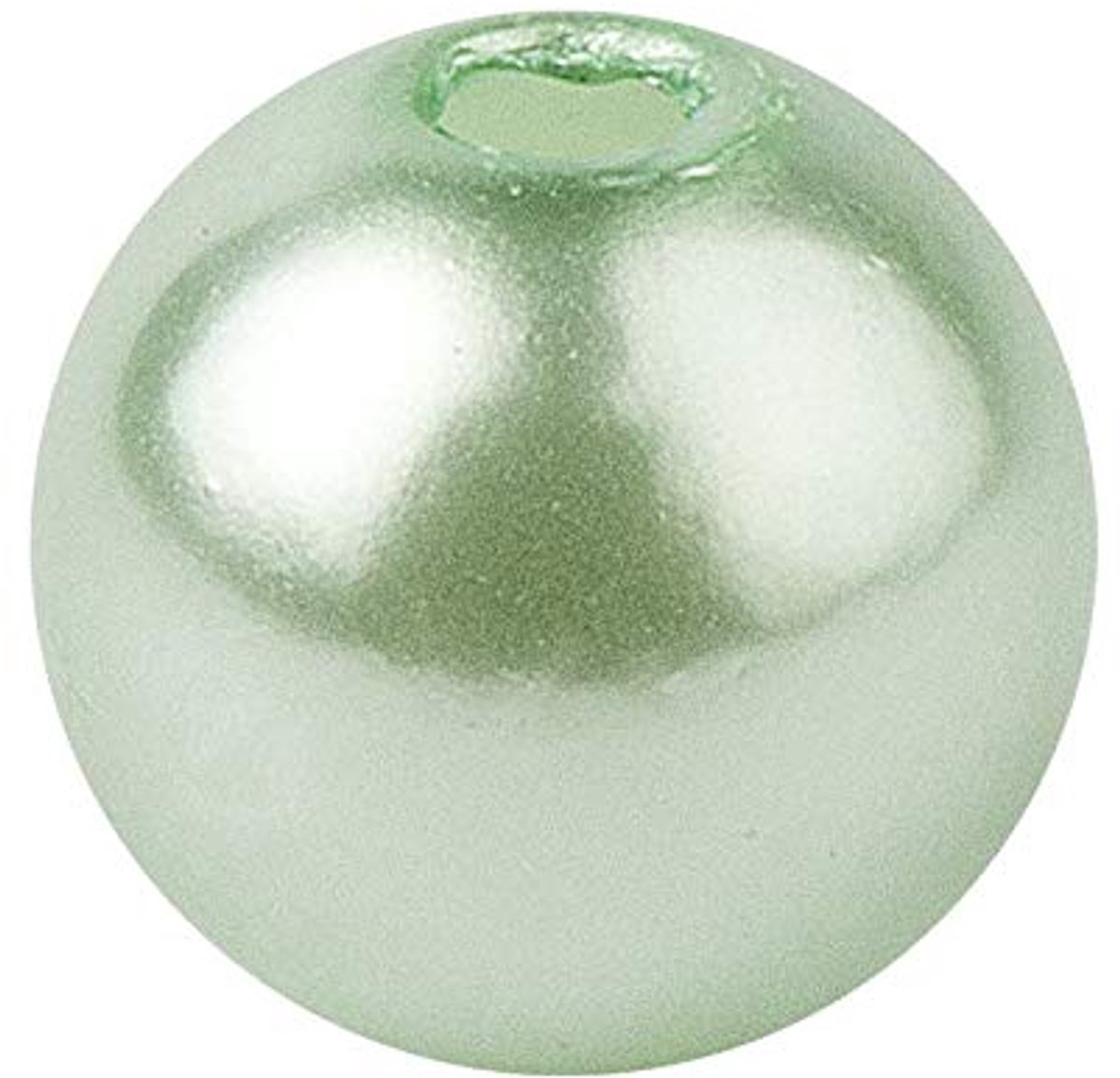 Ideeën met hartvormige kralen om te rijgen, parelmoer kralen met gat (mint, 10 mm - 50 stuks)