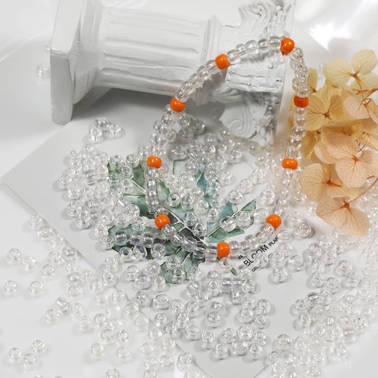 QUARKZMAN 1000 stuks glazen kralen om te rijgen, 1-4mm armbandkralen Kerstmis gemengde kralenstel, mini glazen tussenkralen voor armbanden kerstcadeaus zelf maken DIY groen