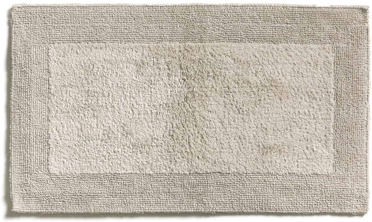 möve Loft getufte badmat 60 x 100 cm van 100% katoen, papyrus