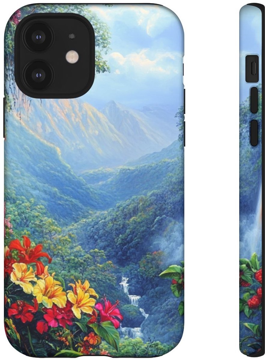 Kleurrijk Zuid-Amerikaans Landschap – Telefoonhoesje Geschikt voor iPhone 12