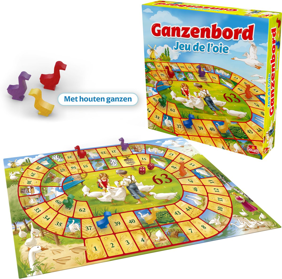Goliath Ganzenbord - Bordspel - Familiespel — afbeelding 3
