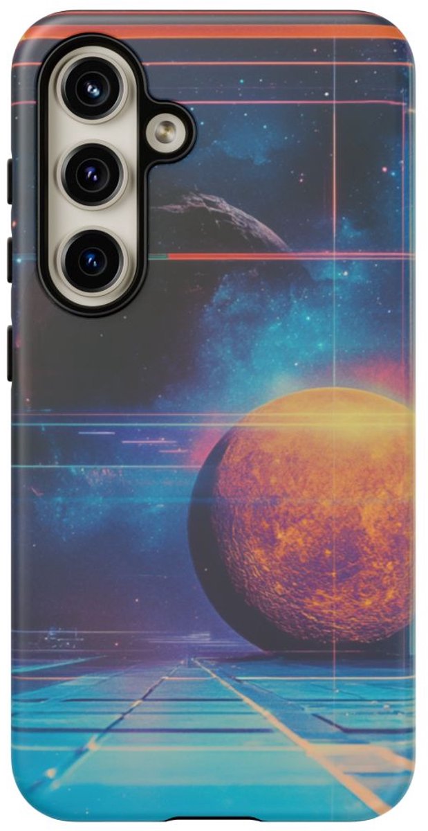Abstracte Ruimtekunst – Telefoonhoesje Geschikt voor Galaxy S24
