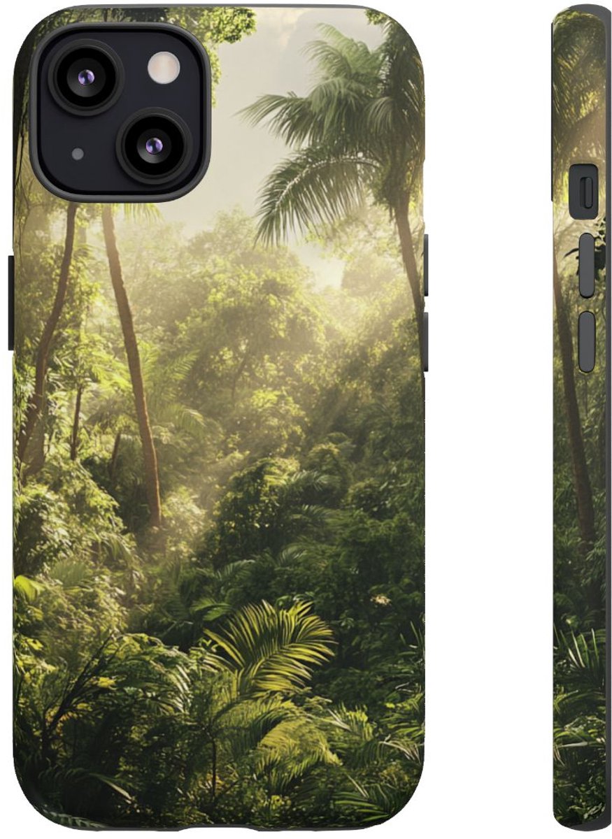 Dichte Tropische Jungle – Telefoonhoesje Geschikt voor iPhone 13
