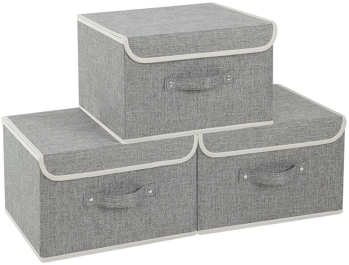 Multifunctionele Opbergdoos - Handig en Praktisch - 1 stuk - Zachte Stof - 33 x 23 x 20 cm