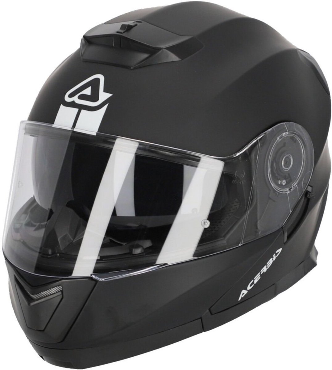 Acerbis Serel Solid Mat Zwart Systeemhelm - Helm