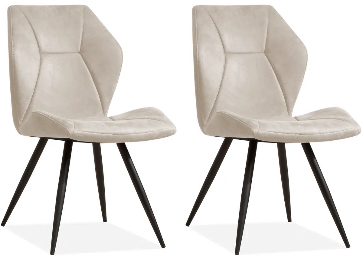 MX Sofa - Stoel Tesla - Sand - set van 2 stoelen