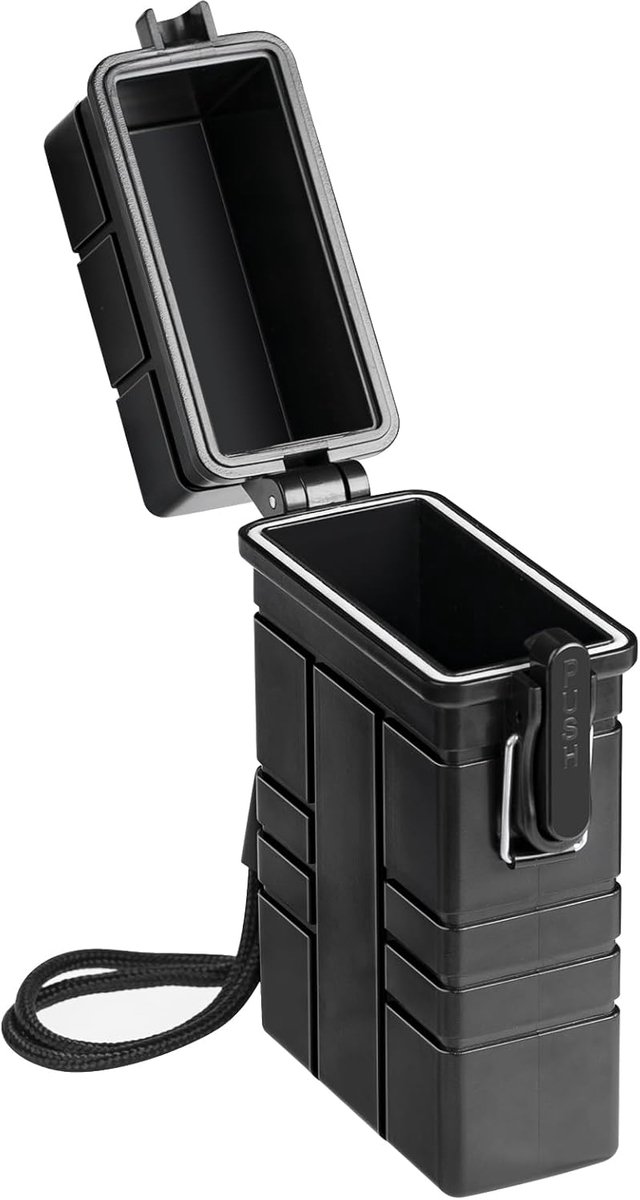 Waterdichte doos, 84-100 mm volledige verpakking met verzegelde beugeldoos, EDC-overlevingscontainer voor visgerei, verzegelde droge opbergdoos met lucifers, kampeerbenodigdheden, coole gadgets voor mannen en vrouwen