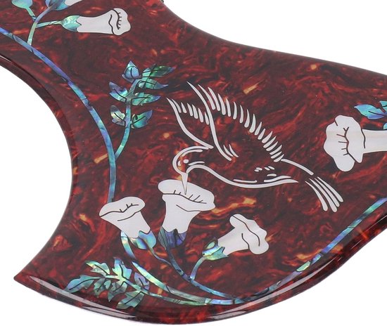 Zelfklevende Achterkant Slagplaat - Hummingbird Gitaar Slagplaat - Anti-krasbescherming Onderdelen voor Akoestische Gitaar met Lijm Eenvoudig aan Te Brengen van Merkloos	 — afbeelding 3