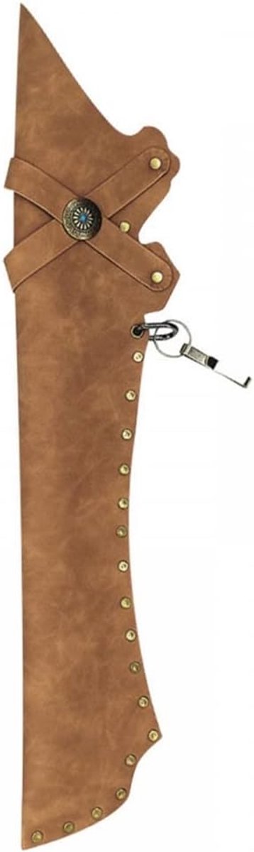 Boogschieten Pijl Quiver - PU Pijl Quiver Houder - Side Hip Quiver Taille Houder Tas met Riem Clip voor Doel Jacht Veld en Praktijk