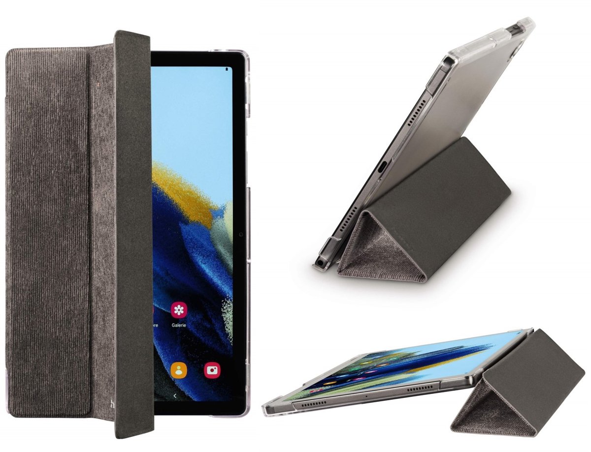 Tablethoes Cali Clear Grey voor Samsung Galaxy Tab A8 10.5"
