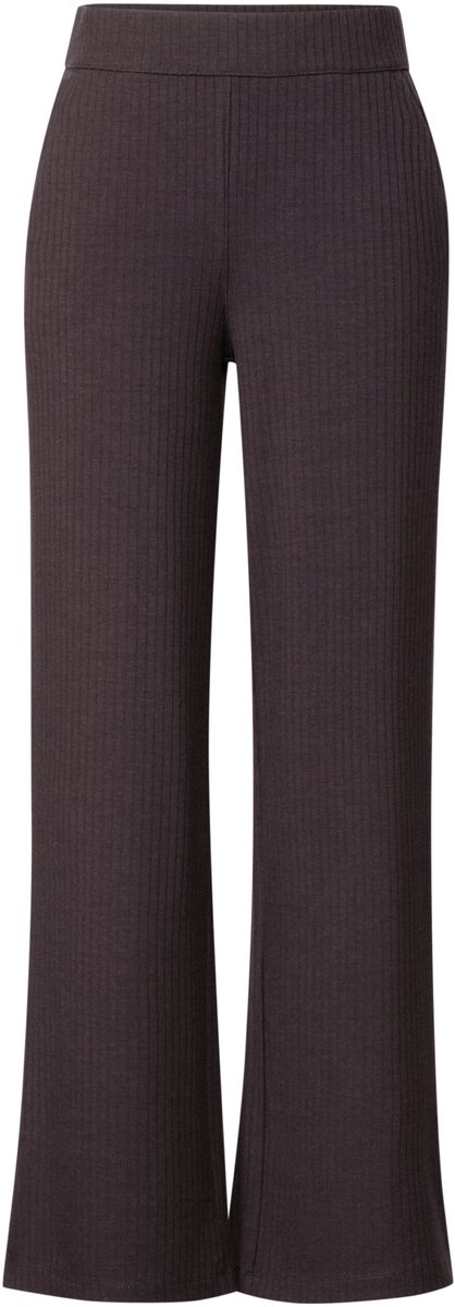 Jersey broek met split