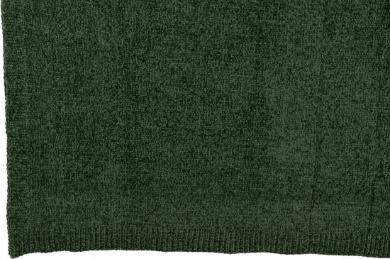 Foto: Safaary blanket chenille polyester dark green