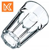Verres à boire KADAX, verres à long drink lavables au lave-vaisselle en verre de calcium neutre, verres à cocktail empilables, verres à eau, verres à café, verres à thé (amélie, 365 ml, 6 pièces)