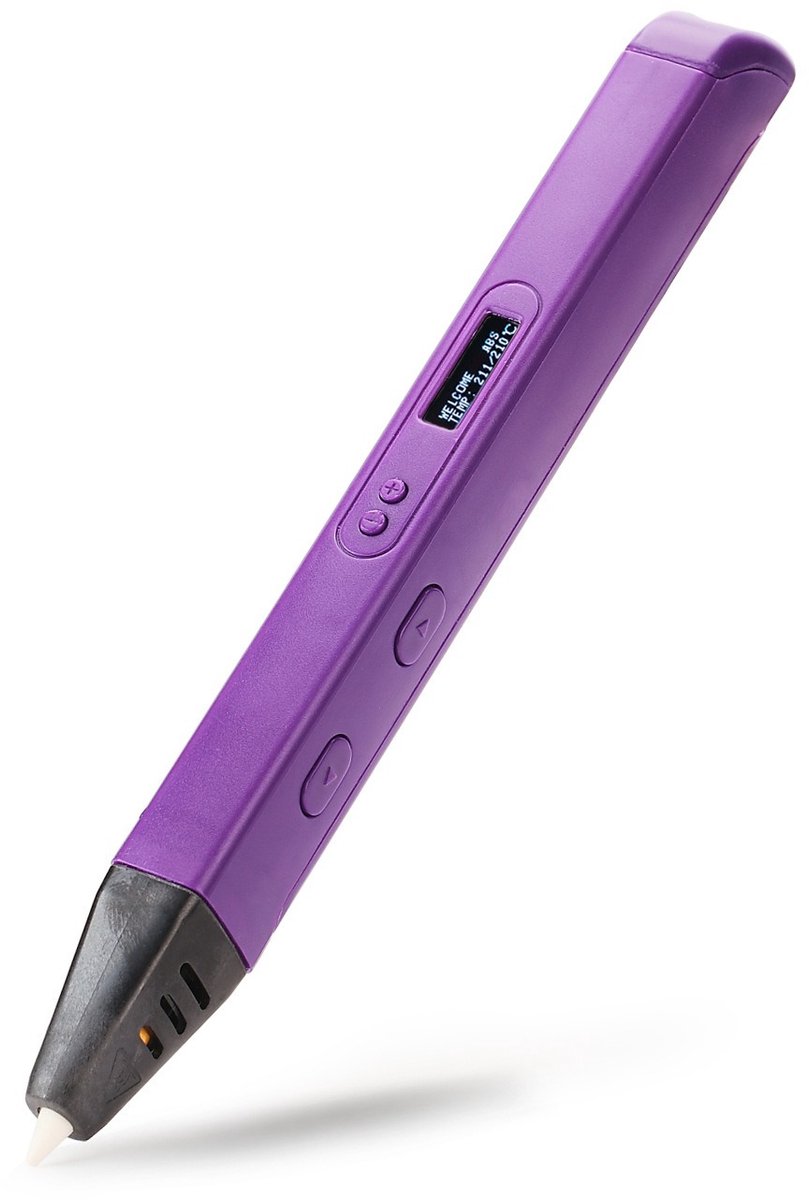 3D-printpen, professionele hogetemperatuur-educatieve tool voor kinderen - paars
