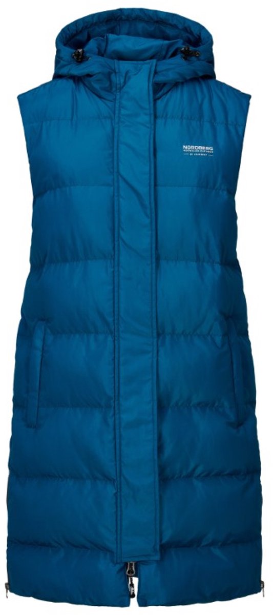 Nordberg Puffy Bodywarmer Helle Dames Crystal Blauw