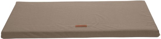 Matelas/ kussen/tapis pour cage Animal Boulevard - pour chien - beige - L 88 x 54,8 x 5 cm - avec fermeture éclair - confortable -