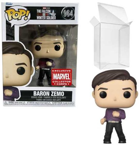 Baron Zemo Pop #702 Pop TV: The Falcon and The Winter Soldier Vinyl Figure ( Bundled with EcoTek Protector to Protect Display Box