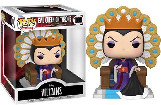 Funko Snow White Verzamelfiguur Disney POP! Deluxe Villains Evil Queen On Throne 9 cm Multicolours