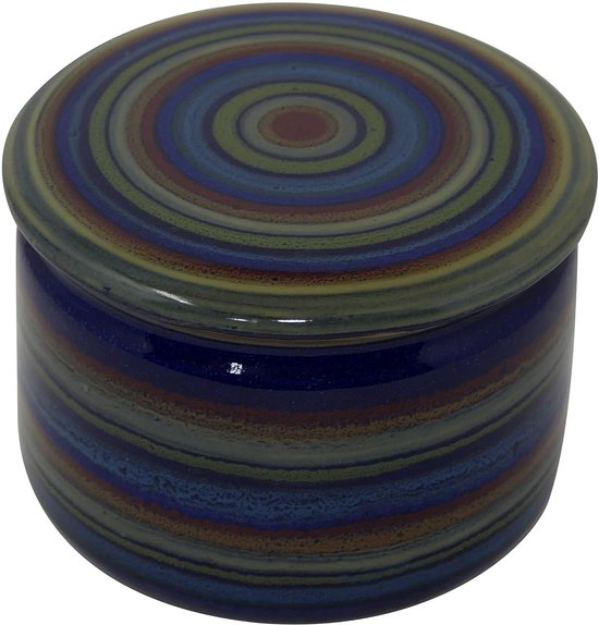 Continenta Botervloot – Zwart Keramiek, 12 X 10 X 6 Cm, 250 G, Voorgelijmd, Uniek Design