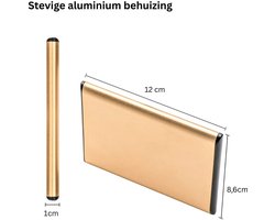Harde Schijf Extern - Draagbare - 1TB Opslag - Beige