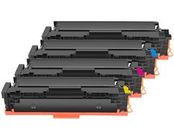 InktDL Huismerk geschikt voor HP 415A Toners - 4 Cartridges - Geschikt voor Color LaserJet Pro MFP M454DN - M454DW - M479DW - M479FDW