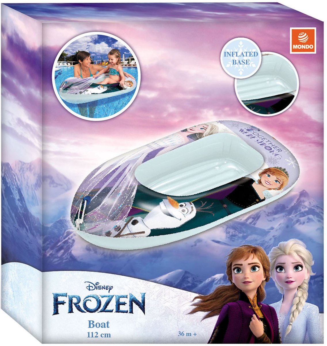 Opblaasbare Boot - Frozen - Disney - 112 cm