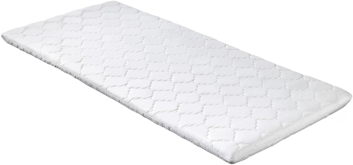 Liebling 140 x 200 cm visco topper | visco schuim topmatras | memory foam effect | Made in EU | afneembare hoes van polyester, wasbaar op 60 graden | wit