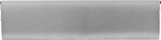 Volet coupe-vent pour boîte aux lettres Ellen - Inox - Avec abattant - 340x84 mm