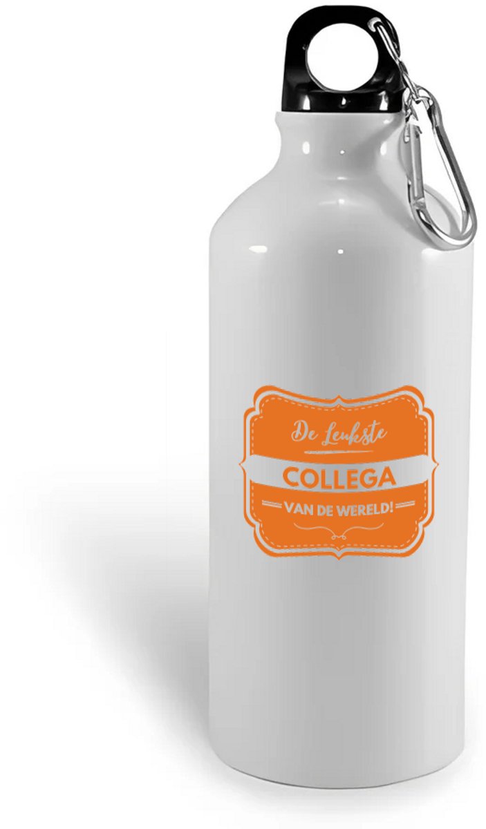Hacebo® - De leukste collega waterfles - Collega - beste collega - werk - afscheidscadeau - verjaardagscadeau - kado - water fles - 400ML