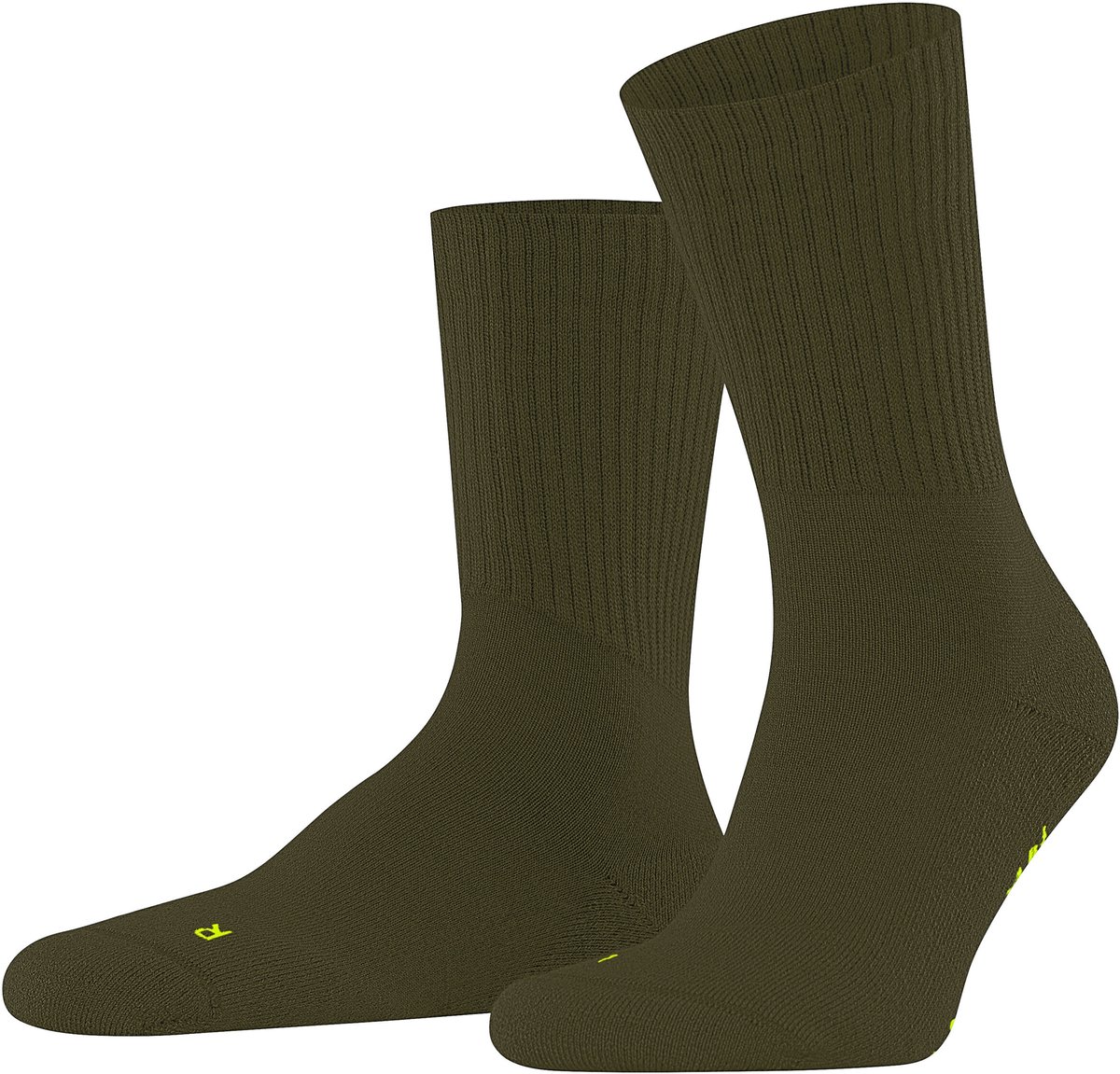 FALKE Walkie Light eenkleurig wol functioneel materiaal sokken unisex Groen