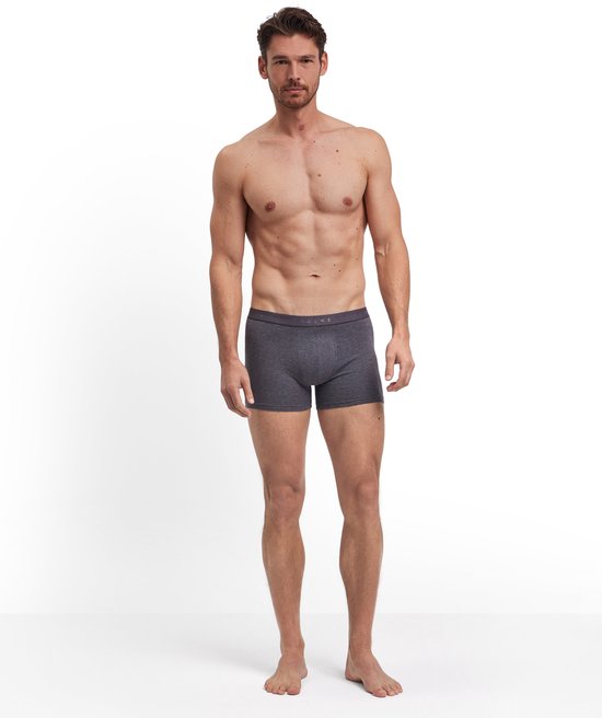 FALKE Lot de 2 Boxer pour hommes Daily Comfort 68100-3278 gris foncé -heather-XL