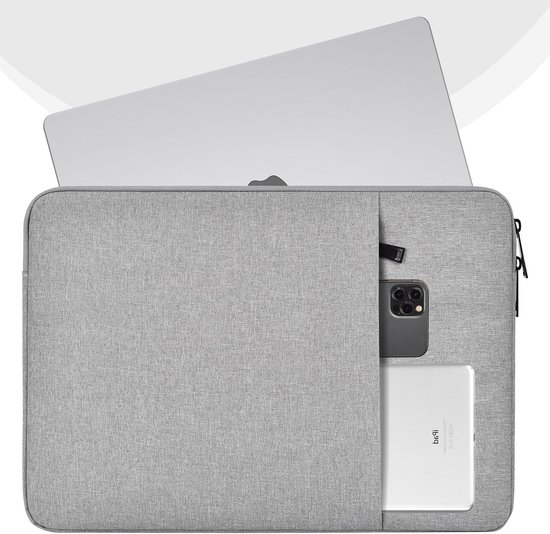 Étui adapté pour MacBook Pro 14 pouces (2021-2024) Housse de protection anti-éclaboussures Grijs - Étui Mabook Pro 14 avec poignée et espace pour accessoires - Étui adapté pour étui Macbook M4 2024 - Étui adapté pour étui Macbook Pro 14 M3