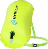 VITALIC gele Safe Swimmer Zwemboei - Geschikt Voor Veilig Openwaterzwemmen - Inclusief Drybag Opbergzak - Kunststof - Geel