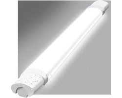 NETTLIFE Plafondlamp LED - Vochtbestendige lamp - 90 cm - IP65 Plafondverlichting - Lang Werklamp - 1xLED TL - 24 W - Koel wit Licht 5000 K - voor Badkamer | Garage | Werkplaats | Keuken