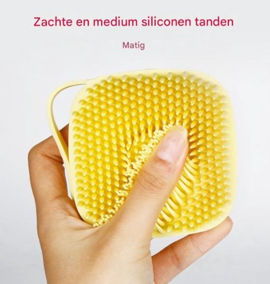 Badborstel met lange steel en loofah rugscrubber, massageborstel voor het lichaa