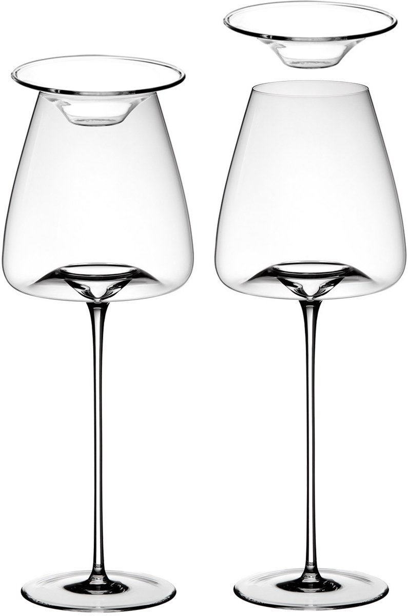 Weingläser + Deckel Vision Intense 640 ml Set van 2