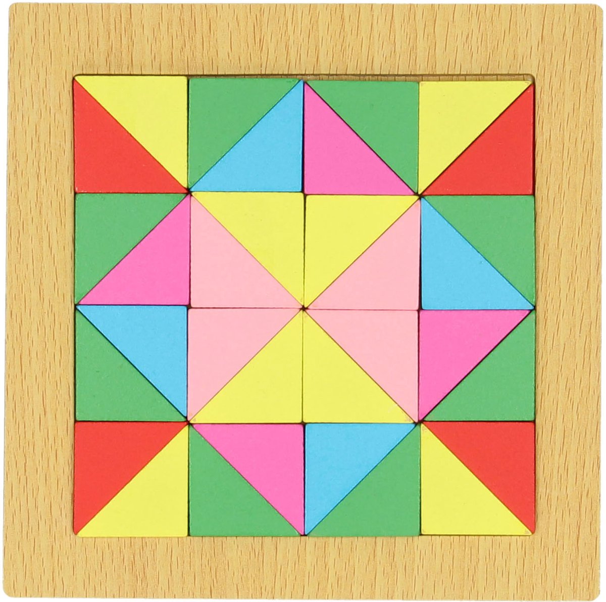 Houten Tangram Driehoeken