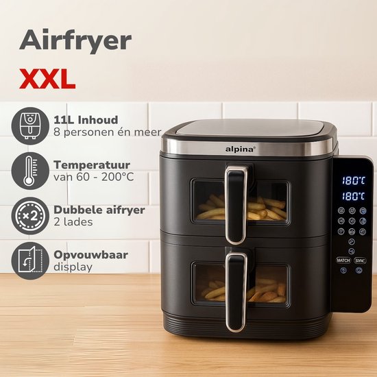 Alpina Airfryer 4.5L Digitaal Review - Gebruiksvriendelijk & Krachtig