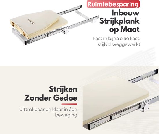 Intrekbare Strijkplankkast Uittrekbare Opbergruimte In De Kast Opvouwbare Tafelsleebord 180 Uitschuifbaar Push Pull