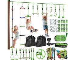 AIYAPLAY-Kinder-Kletterseil-Set-Kunststoff, Polyester-1000L x 5B x 1H cm-Grün