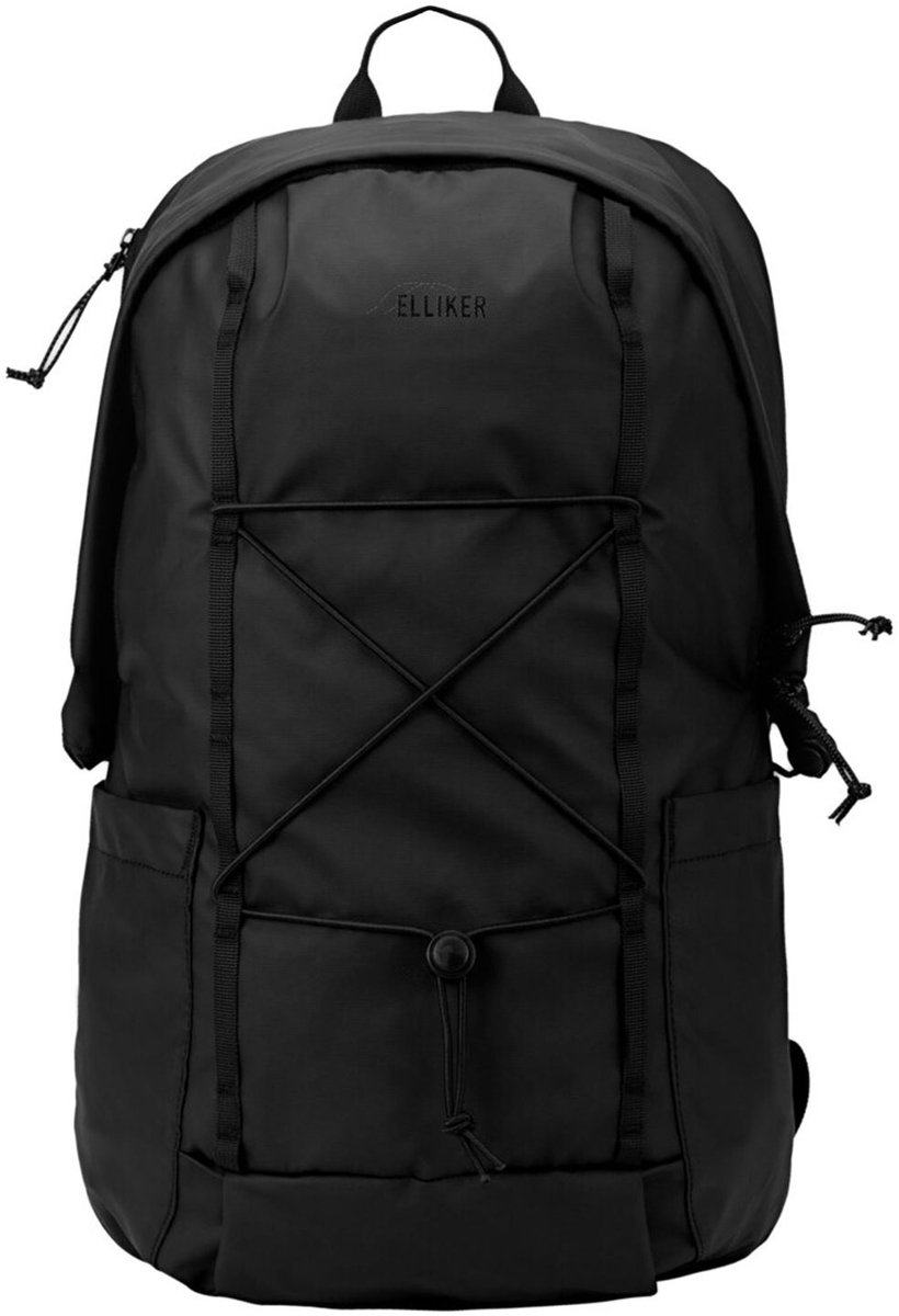 Elliker Kiln Hooded Zip Top Backpack 22L black
