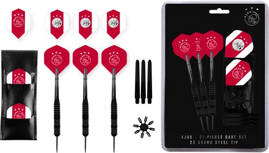 Ajax Brass Darts Set - Dartpijlen - Darts 23 gram van Ajax — afbeelding 2