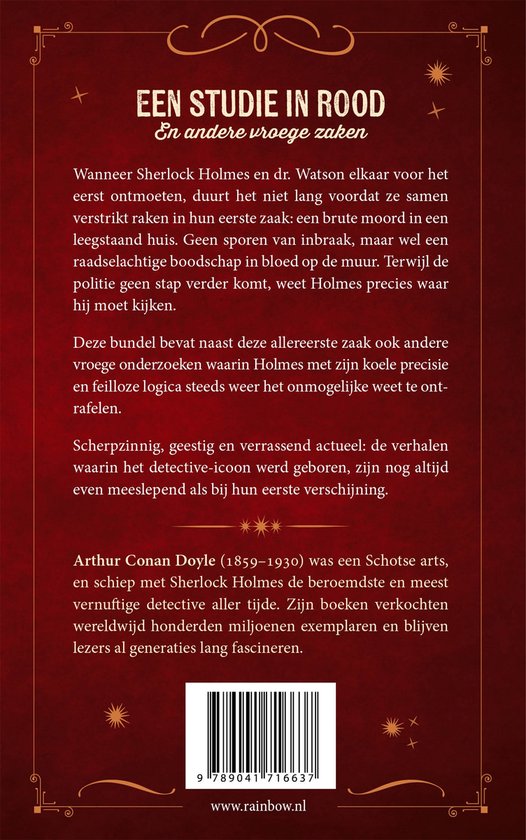 Sherlock Holmes 1 - Een studie in rood & andere vroege zaken