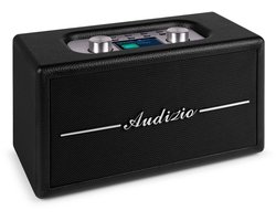 Retro radio - Audizio Tune60 - DAB radio met Bluetooth - Vintage look - DAB+ en FM - Zwart