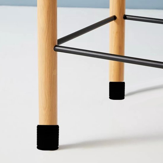 Meubelpoot Contour mat zwart 40cm