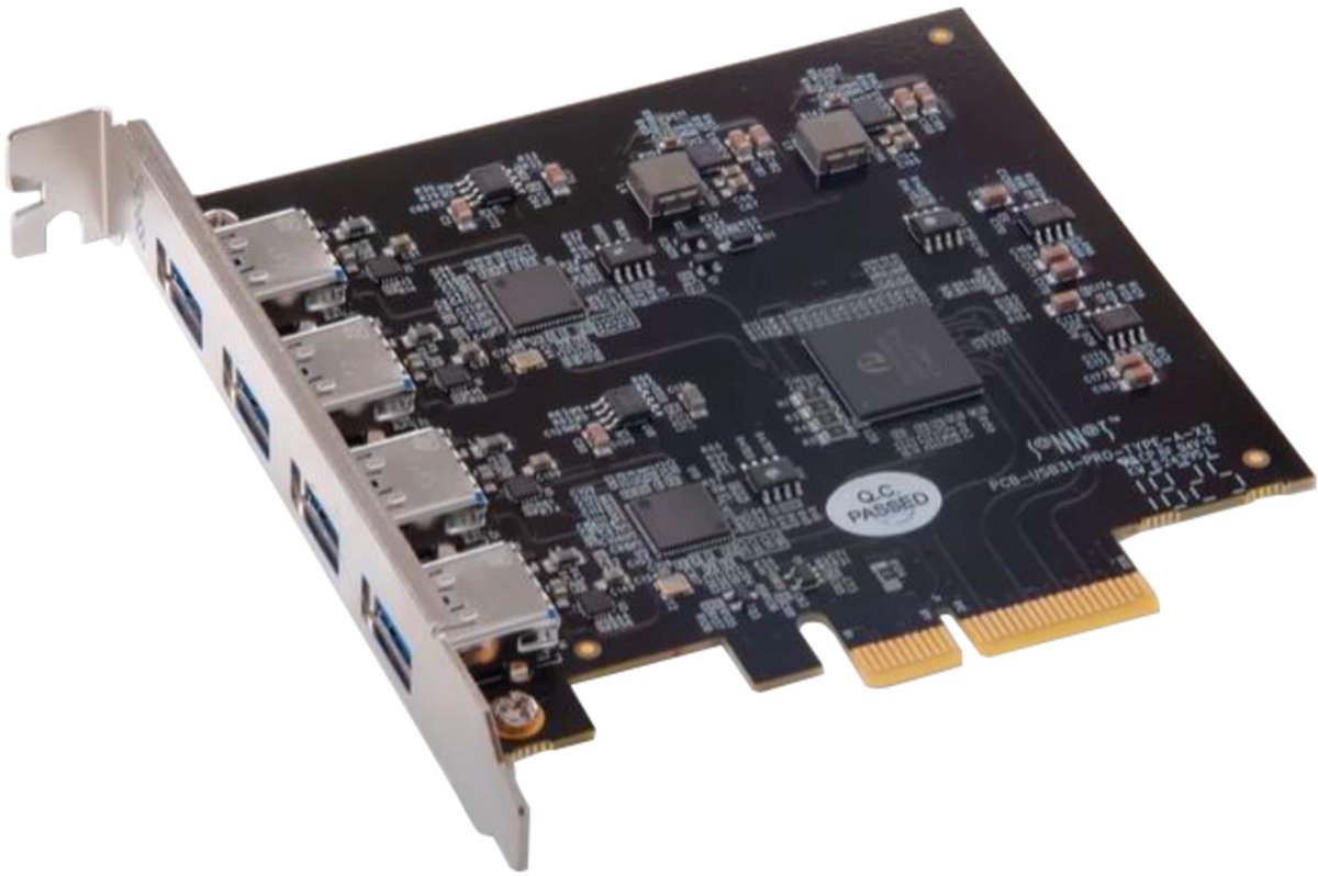 Sonnet Allegro Pro USB 3.2 PCIe Card (4x10Gb charging ports) - PCIe-Geluidskaart